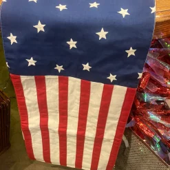 Regency Americana Star and Stripes Flag Table Decor Runner