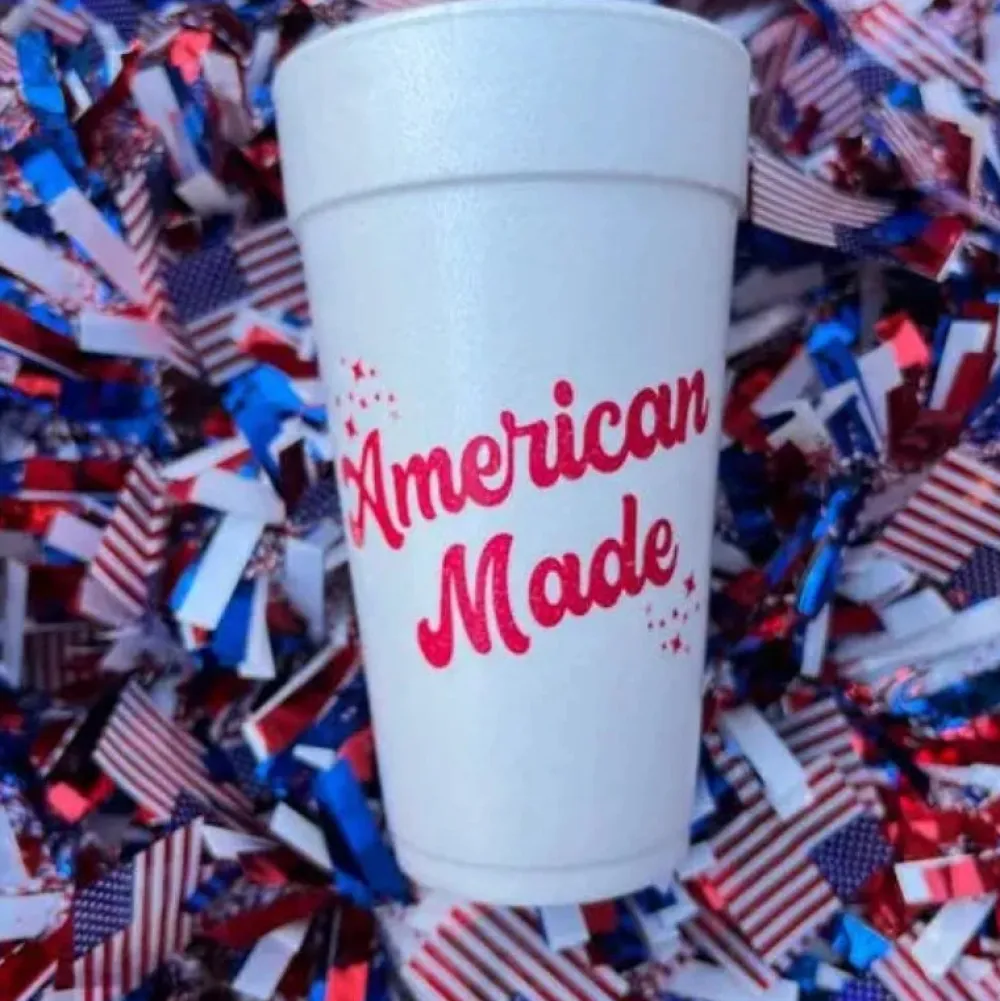 Sip Hip Hooray American Made Foam Cups
