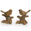 RAZ Antique Gold Bird on Branch