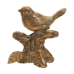 RAZ Antique Gold Bird on Branch