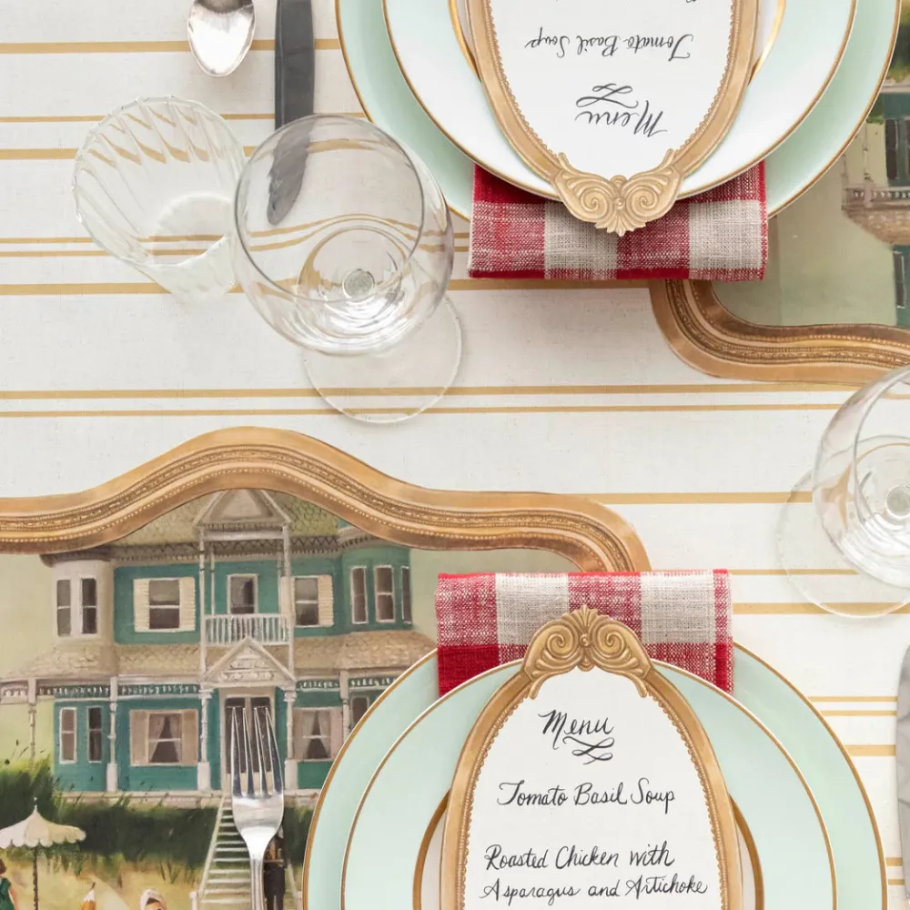 Hester & Cook Antique Gold Stripe Runner