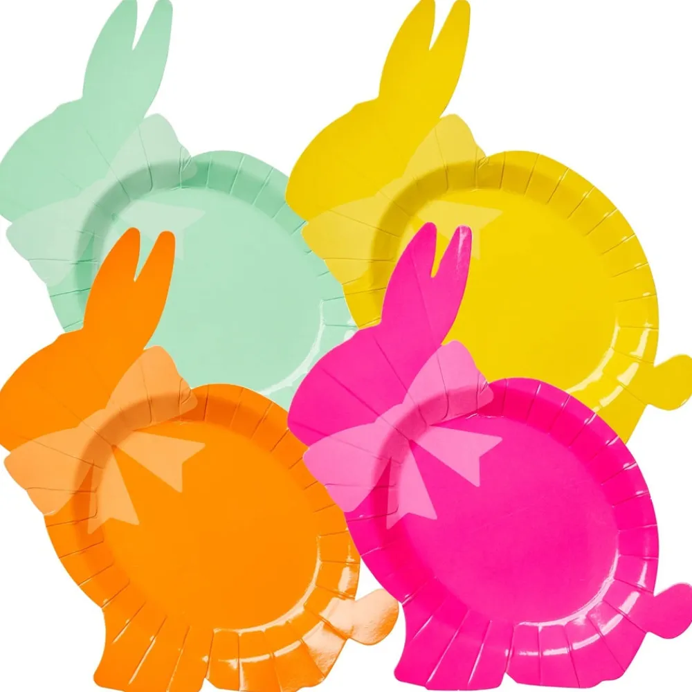 Sophistiplate Appetizer Die Cut Bunny Plate, Hoppy Easter