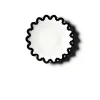 Coton Colors Arabesque Scallop Pasta Bowl, 11"