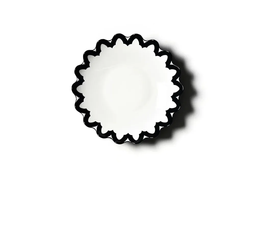 Coton Colors Arabesque Scallop Pasta Bowl, 11"