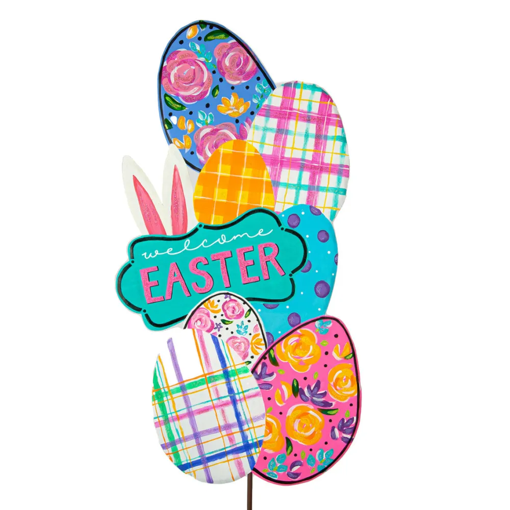 The Round Top Collection Artful “Welcome Easter” Topiary