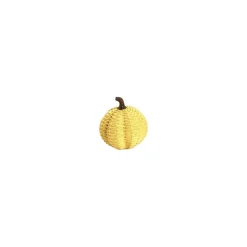 Two's Company Autumn Allure Basket Weave Pattern Pumpkin