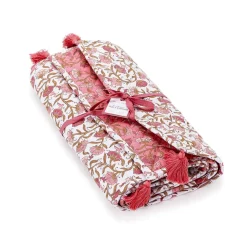 Two's Company Autumn Blush Quilted Double-Sided Table Runner