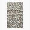Geometry Autumn Pines Tea Towel