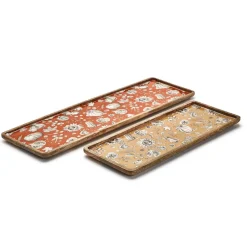 Two's Company Autumn Soiree Hand-Crafted Serving Tray