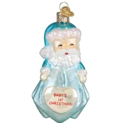 Old World Christmas Baby Boy's 1st Santa Lovey Ornament