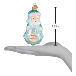 Old World Christmas Baby Boy's 1st Santa Lovey Ornament