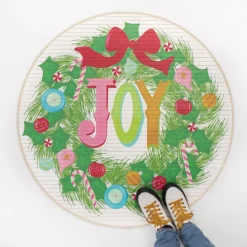 Trade Cie Bamboo Bright Joy Wreath Mat