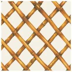 Hester & Cook Bamboo Lattice Cocktail Napkin Set
