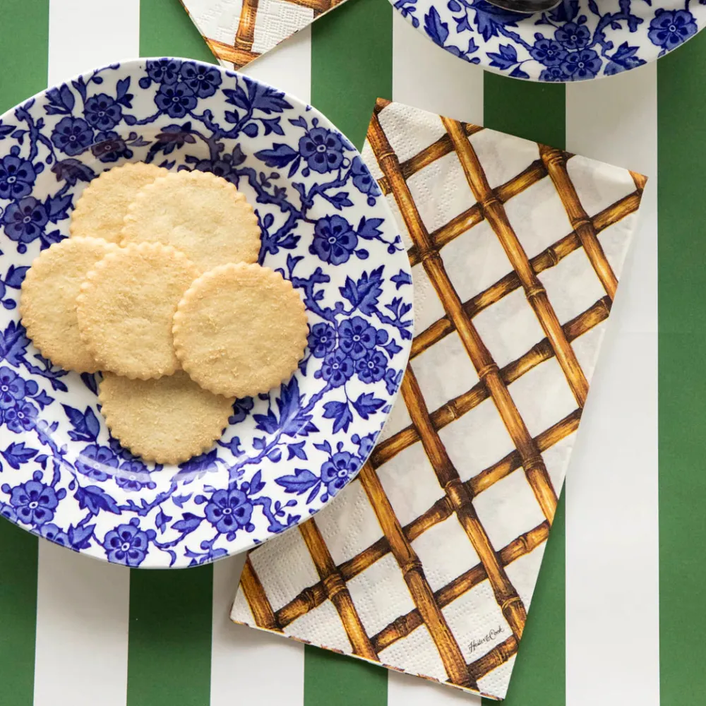 Hester & Cook Bamboo Lattice Guest Napkin Set