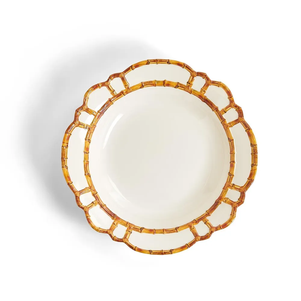 Two's Company Bamboo Touch Bowl