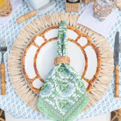 Two's Company Bamboo Touch Salad Plate Set