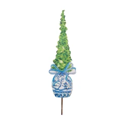 The Round Top Collection Beck’s Blue Boxwood Pots
