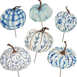 The Round Top Collection Beck’s Blue & White Pumpkins