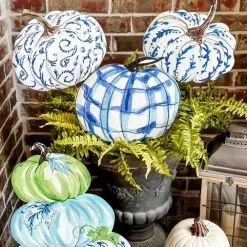 The Round Top Collection Beck’s Blue & White Pumpkins