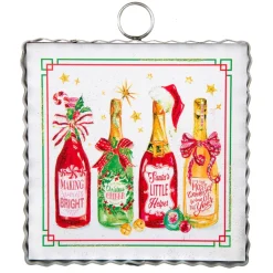 The Round Top Collection Beck’s Bottles of Cheer Mini Gallery Art