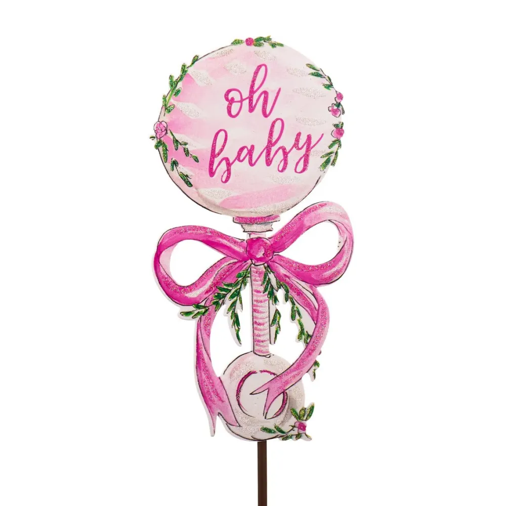 The Round Top Collection Beck’s Girl Baby Rattle