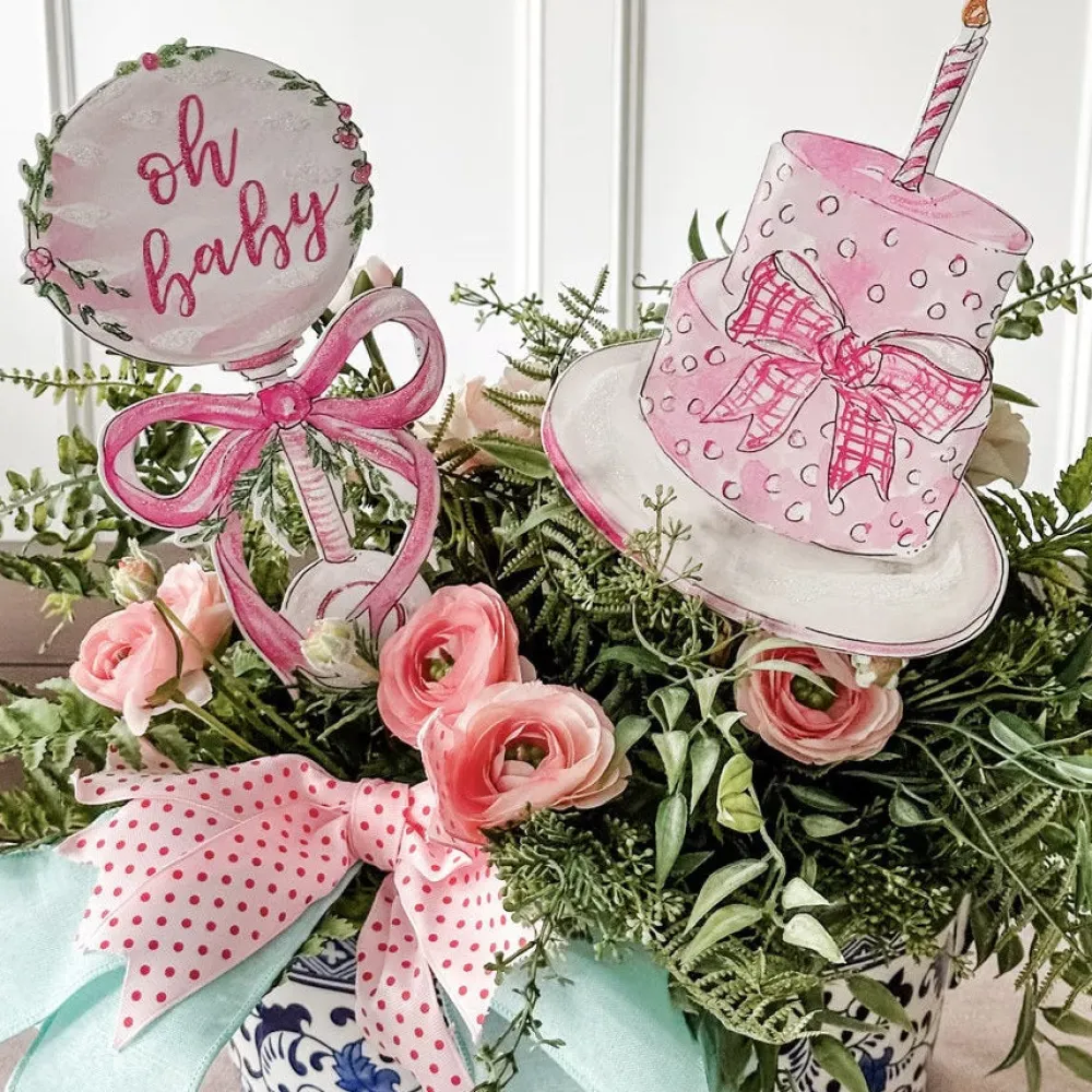 The Round Top Collection Beck’s Girl Baby Rattle