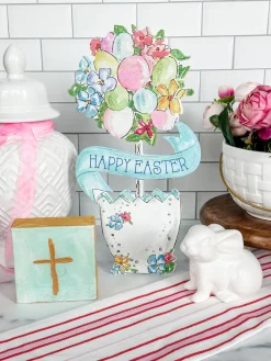 The Round Top Collection Beck’s Happy Easter Egg Topiary