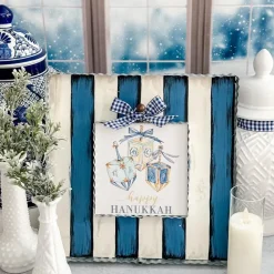 The Round Top Collection Beck’s Happy Hanukkah Mini Gallery Art