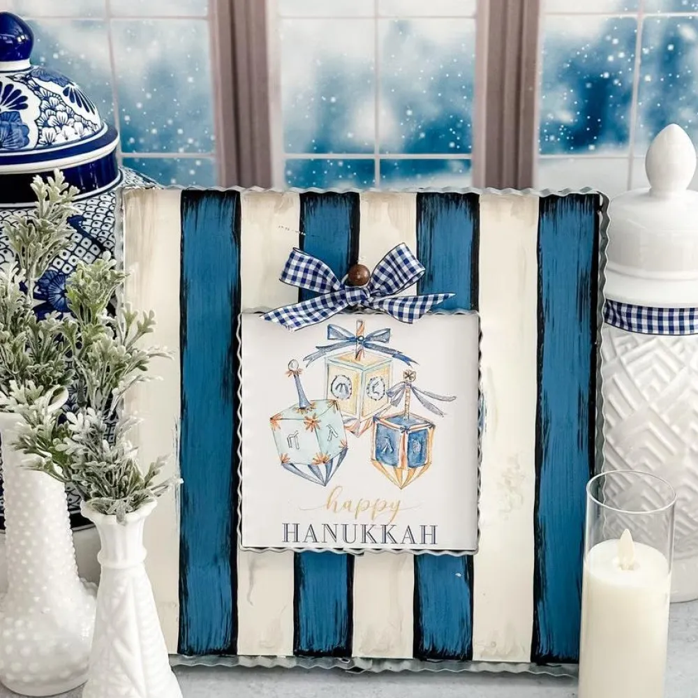The Round Top Collection Beck’s Happy Hanukkah Mini Gallery Art