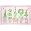 The Round Top Collection Beck’s Pink Bamboo Mat