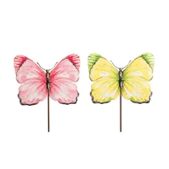 The Round Top Collection Beck’s Pink & Yellow Butterfly, Medium