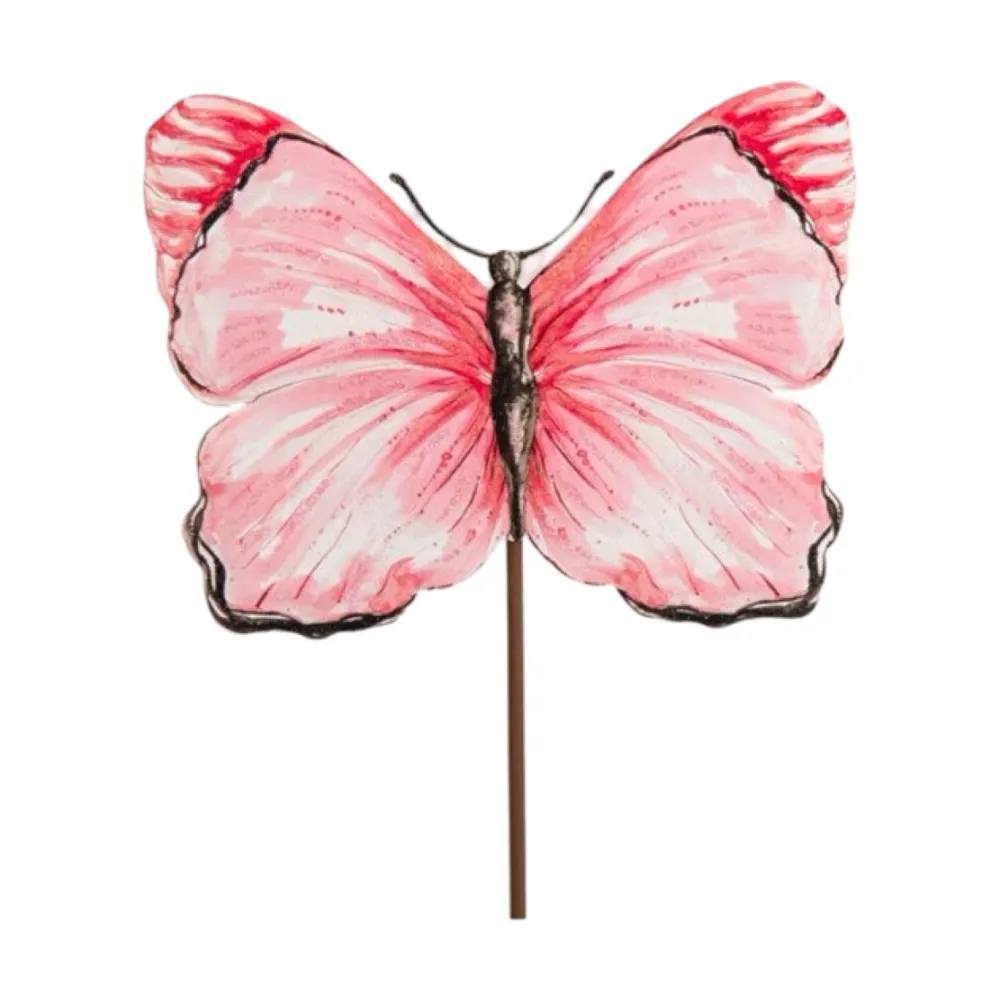 The Round Top Collection Beck’s Pink & Yellow Butterfly, Medium