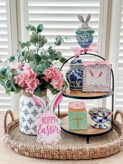 The Round Top Collection Beck’s Posh Egg & Bunny Finial