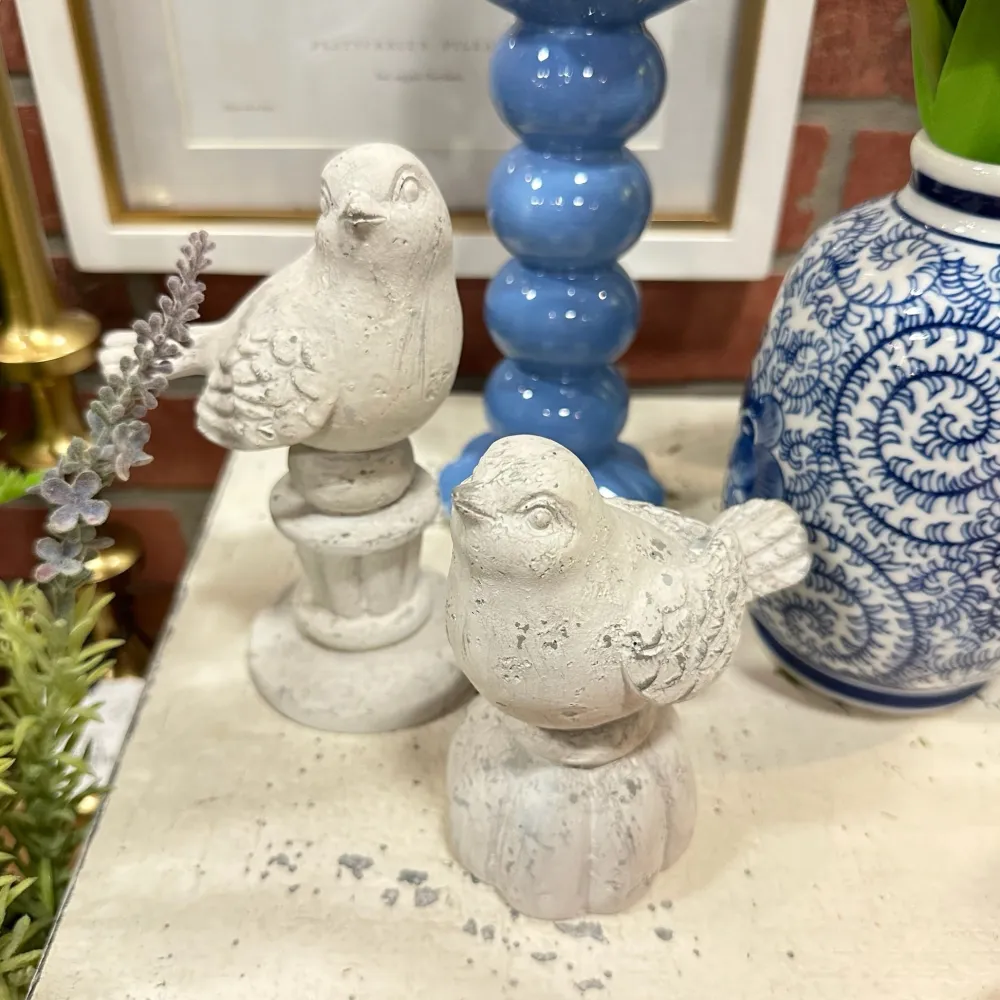RAZ Birds on Pedestals Set