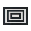 Evergreen Black and White Layering Mat