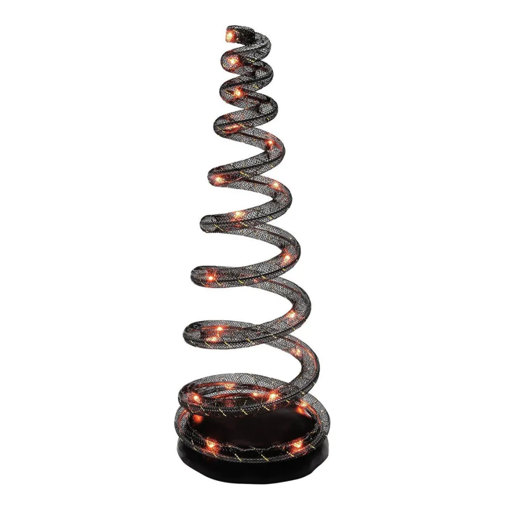 Department 56 Black LED Spiralight Tree, Dept. 56 Village