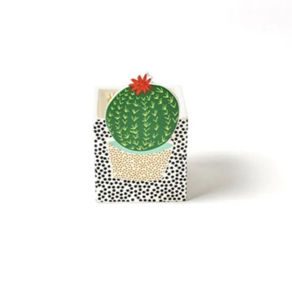 Happy Everything Black Mini Dot Small Nesting Cube by !