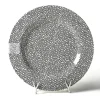 Happy Everything Black Small Dot Big Round Entertaining Platter by !