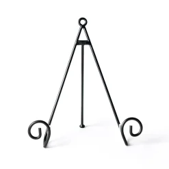 Happy Everything Black Swirl Big Plate Stand by !