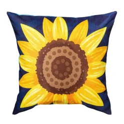 Evergreen Bless Our Home Sunflower Pillow