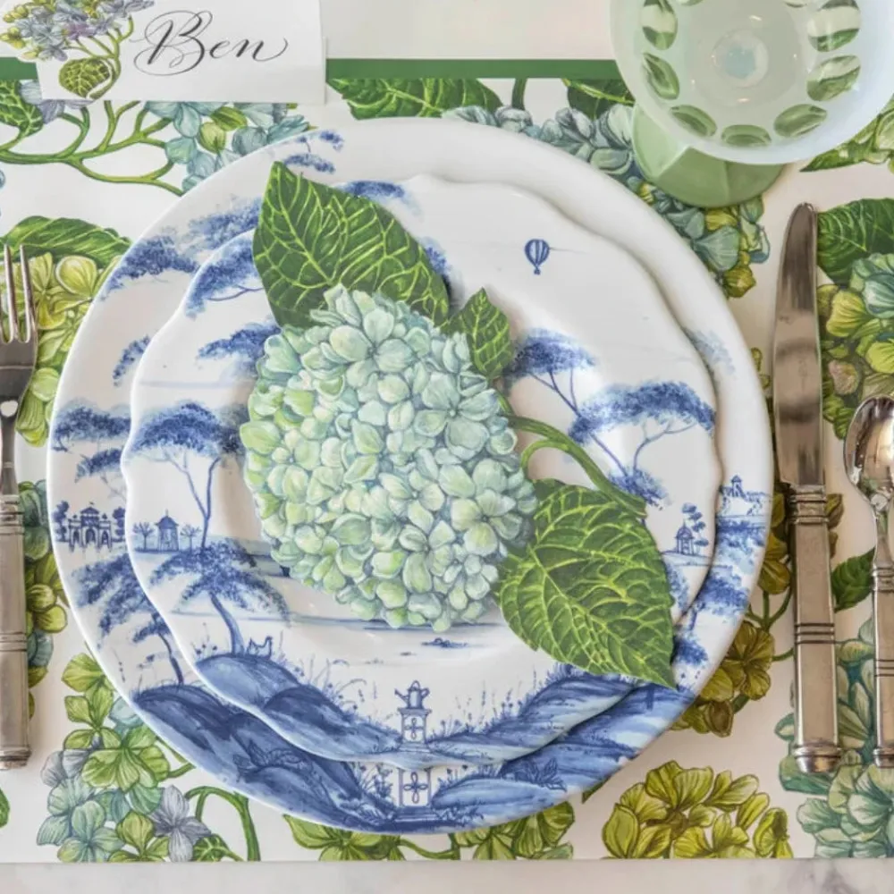 Hester & Cook Blooming Hydrangeas Placemat Set