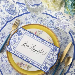 Hester & Cook Blue Asiatic Pheasants Placemat Set