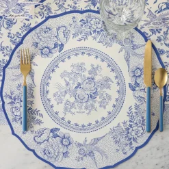 Hester & Cook Blue Asiatic Pheasants Placemat Set