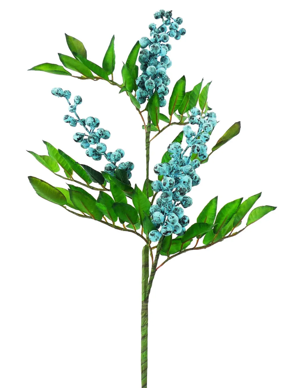 Liberty Floral Blueberry with Leaves Spray