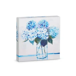 RAZ Blue Floral Wall Art