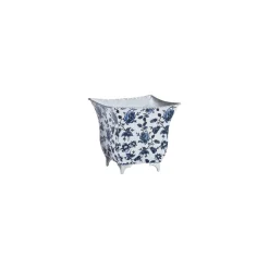 Burton & Burton Blue Flower Nested Planter