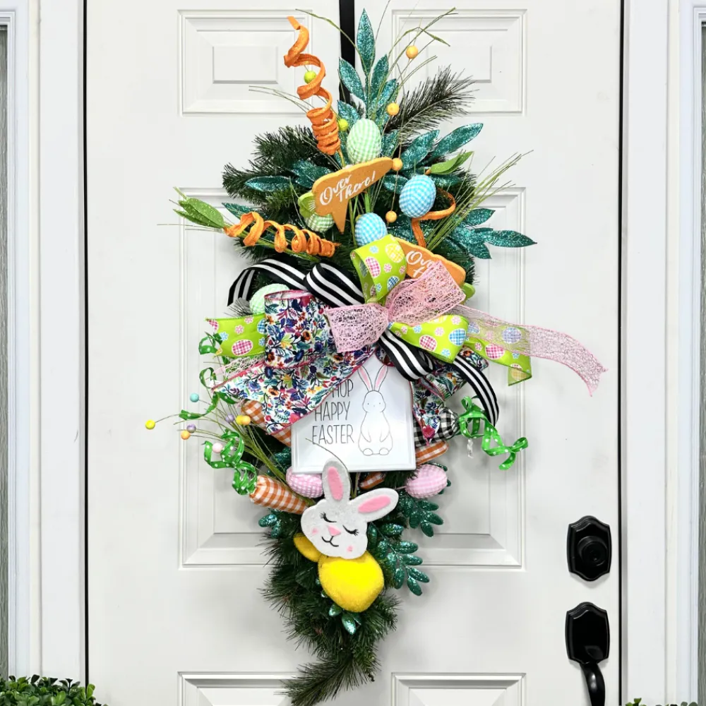 Liberty Floral Blue Gingham Egg Pick