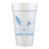 Sip Hip Hooray Blue Happy Easter Foam Cups