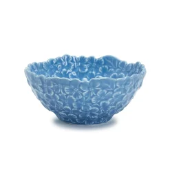 Two's Company Blue Hydrangea Tidbit Bowl Set