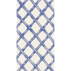 Hester & Cook Blue Lattice Guest Napkin Set